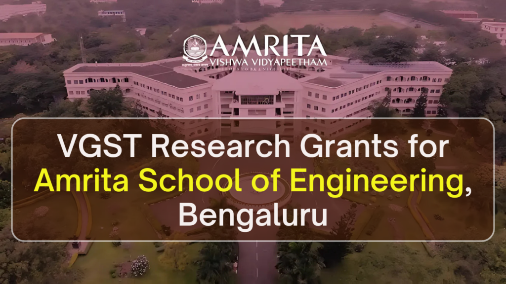 VGST Research Grants 2025